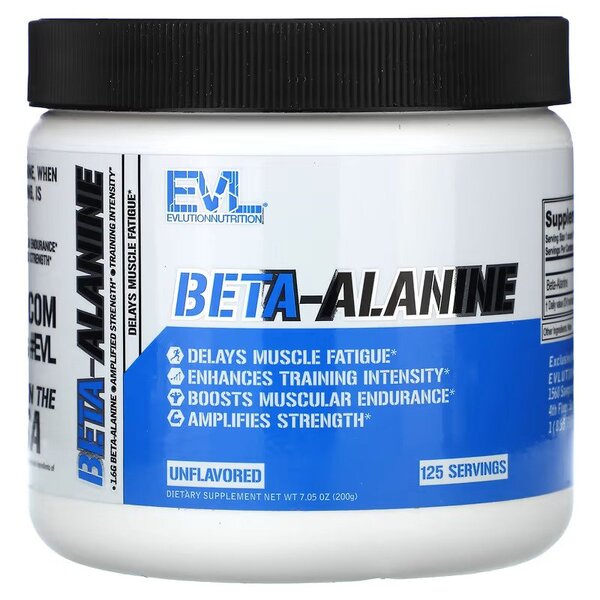 EVLution Nutrition Beta-Alanine maisto papildas, 200g
