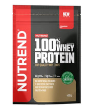 Nutrend 100% Whey Protein, Braškės, sporto papildas