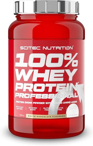 SciTec 100% vadakuvalk Professional, valge šokolaad - 920 grammi