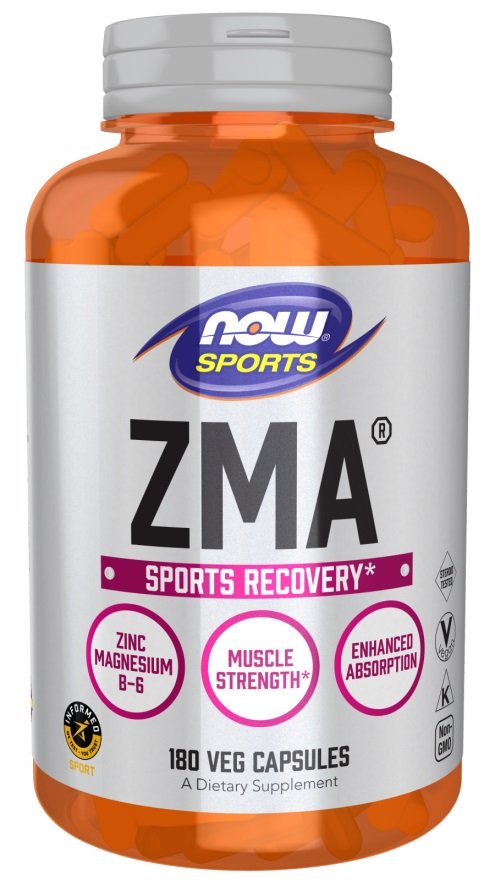 NOW Foods ZMA - Sportlik Taastumine - 180 kapslit
