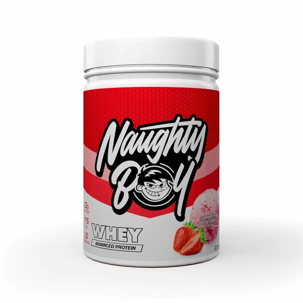 Naughty Boy Whey, braškinis baltymas