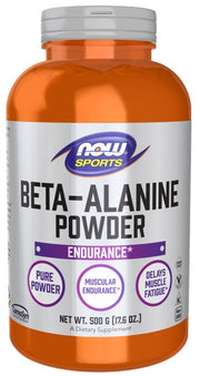 NOW Foods Beta-Alanine, Powder - 500 gramų sporto papildas