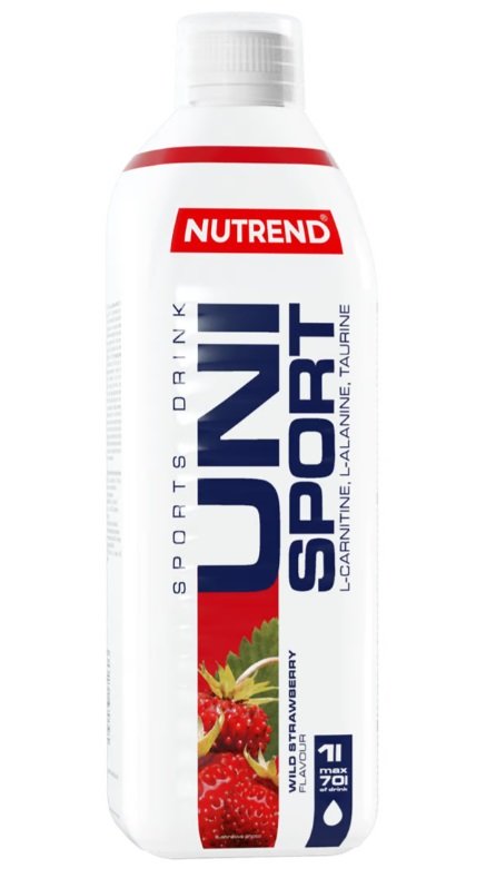 Nutrend Unisport, laukinis braškės sportinis gėrimas, 1000 ml