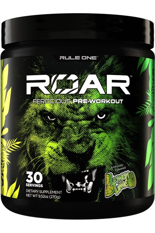 Rule One Roar, Lemon Lime - 270 g maisto papildas, prieš treniruotę