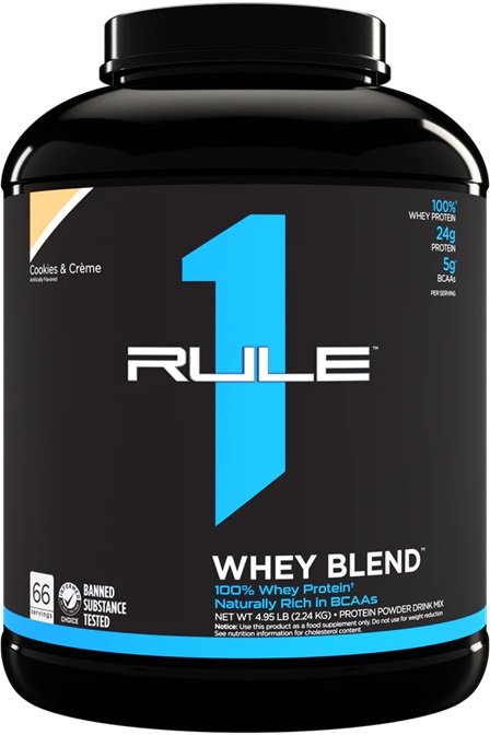 Rule One R1 Whey Blend, Cookies & Creme - 2240 gramų baltymų papildas