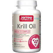 Jarrow Formulas Krill Oil - 60 kapsulių, maisto papildas, omega-3