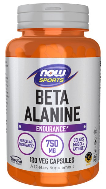 Beta Alaninas maisto papildas, 750mg, 120 kapsulių