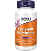 NOW Foods Eggshell Membrane, 500mg - 60 kapsulių