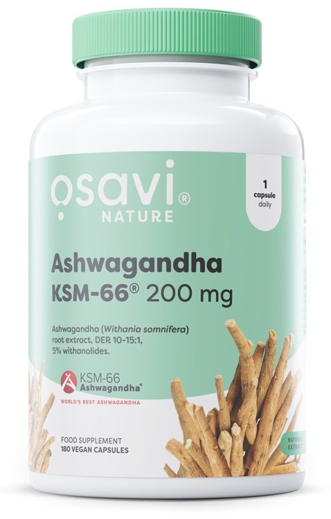 Osavi Ashwagandha KSM-66 kapsulės