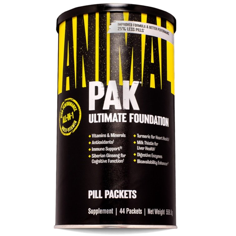 Animal Pak, Packs - 44 paketėlių, maisto papildas