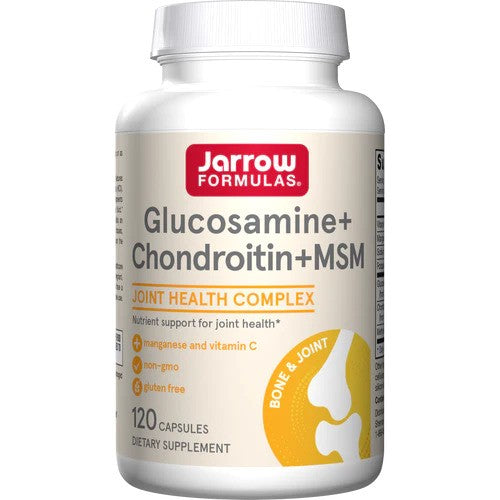 Jarrow Formulas Glucosamine + Chondroitin + MSM kapsulės, sąnarių sveikatai