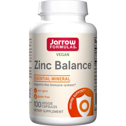 Jarrow Formulas Zinc Balance - 100 kapsulių, maisto papildas, cinko papildas