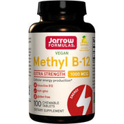 Jarrow Formulas Methyl B-12, 1000mcg, veganiški kramtomieji tabletės