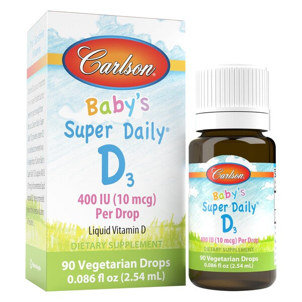 Carlson Labs Baby's Super Daily D3 vitaminų lašai