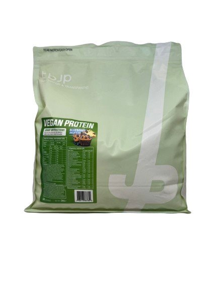 Trained by JP Vegan Protein, mustikamuffin - 2000 grammi