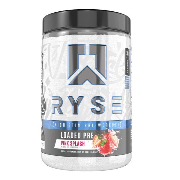 RYSE Loaded Pre, Pink Splash - 393 g sporto papildas