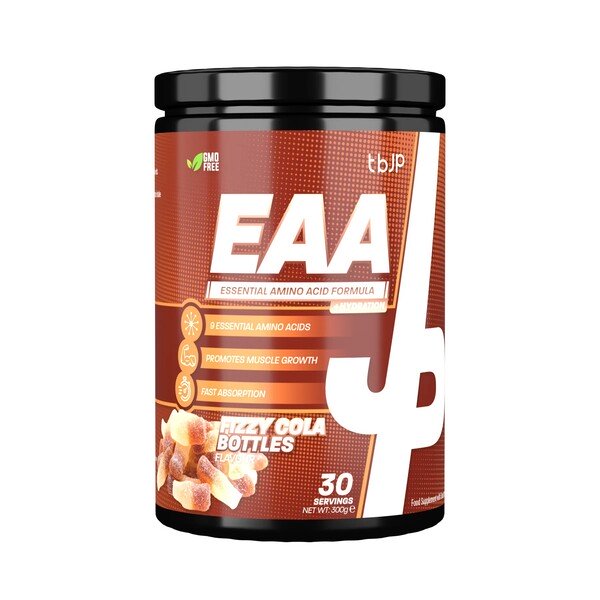 EAA amino papildas, gazuotos kola butelės, 300 g