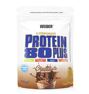 Weider Protein 80 Plus, Chocolate - 500 gramų, baltymų papildas