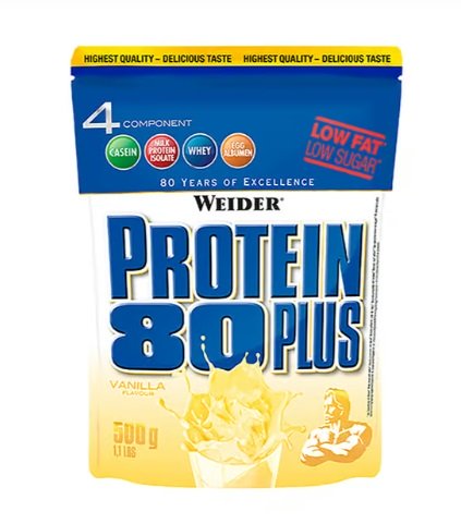Weider Protein 80 Plus, Vanilės maisto papildas
