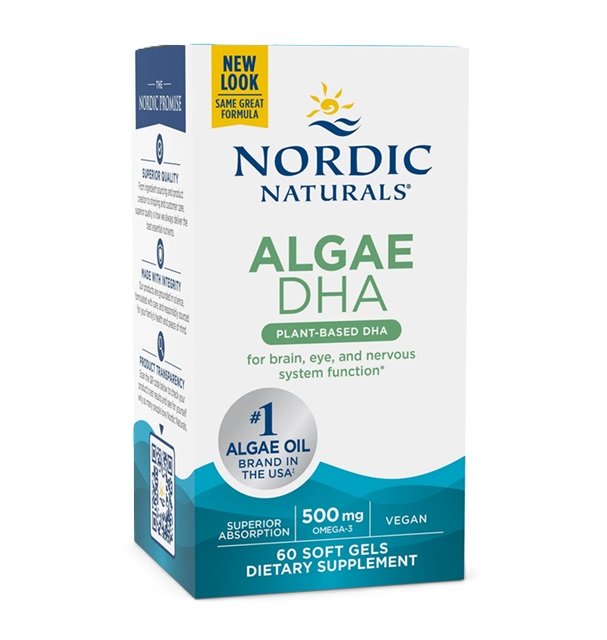 Nordic Naturals vetikate DHA, 500mg - 60 kapslit