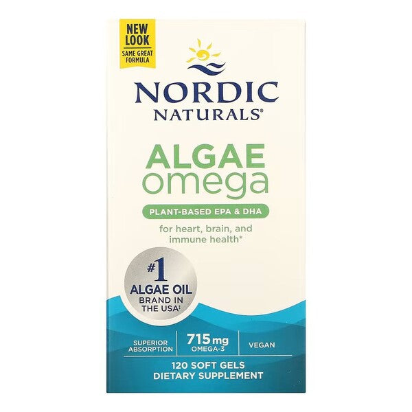 Nordic Naturals vetikatega oomega, 715 mg oomega-3 - 120 kapslit
