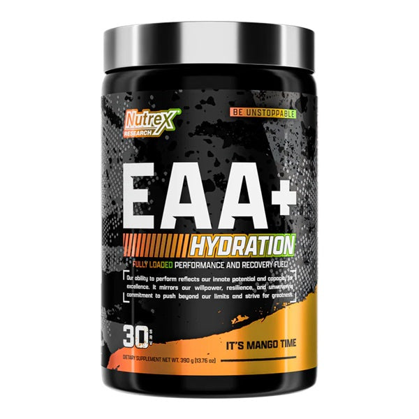 Nutrex EAA + Hydration Mango maisto papildo konteineris