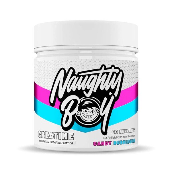 Naughty Boy Creatine, Candy Bubblegum - 300 g maisto papildas