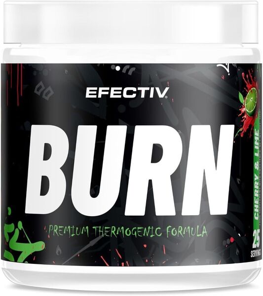 Efectiv Nutrition Burn, Cherry & Lime - 125 g, lieknėjimo papildas