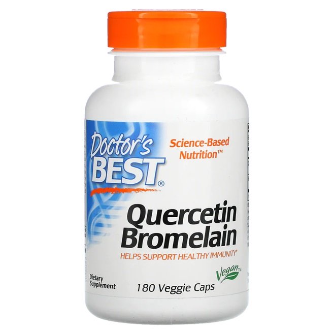 Doctor's Best Quercetin Bromelain maisto papildas kapsulės