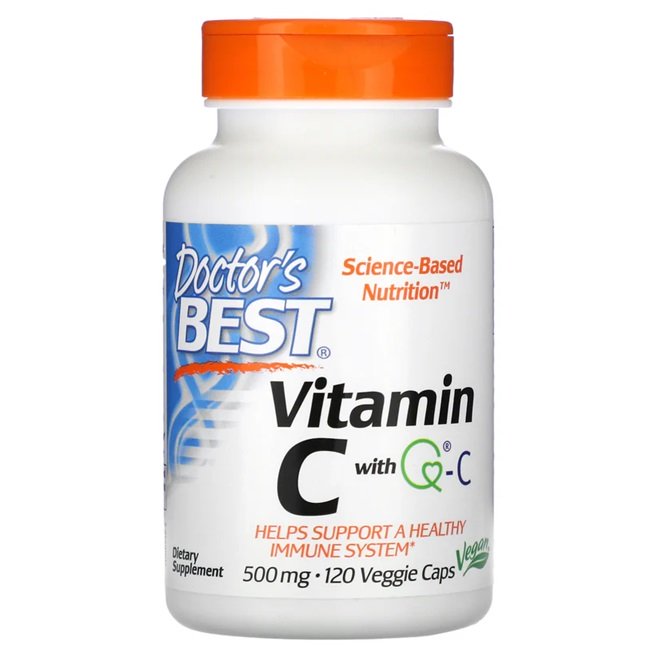 Vitaminų papildas, Vitaminas C, Q-C, 120 kapsulės