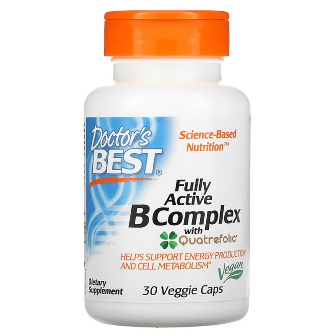 Doctor's Best B vitaminų kompleksas kapsulės
