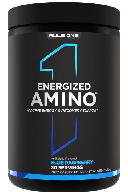 Rule One Energized Amino, Blue Raspberry - 270g maisto papildas