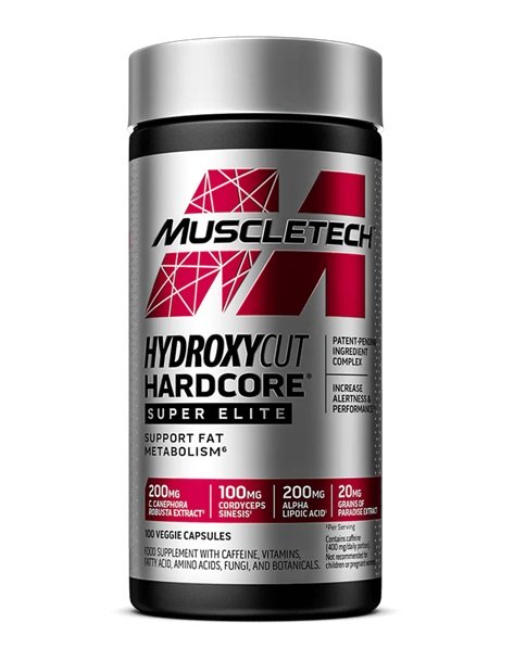 MuscleTech Hydroxycut Hardcore Super Elite – 100 kapslit