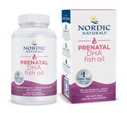 Nordic Naturals Prenatal DHA, 830mg Omega-3 + 400 IU D3 kapsulės