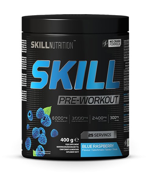 Pre-workout papildas, mėlynos avietės, 400 g