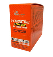Olimp Nutrition L-Carnitine + Caffeine Extreme Shot, apelsinų skonio, energijos papildas