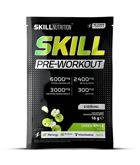 Pre-workout papildas, žalias obuolys