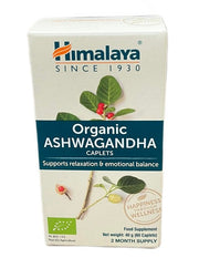 Himalaya Ashwagandha - 60 kapsulės, ekologiškas maisto papildas sveikatai