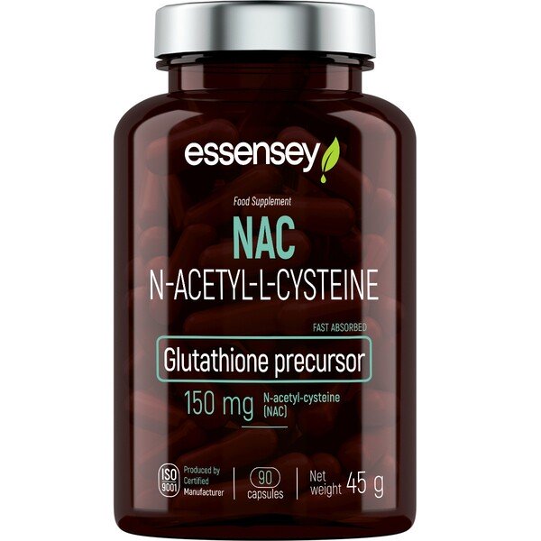 Essensey NAC, 150mg - 90 kapsulių maisto papildas