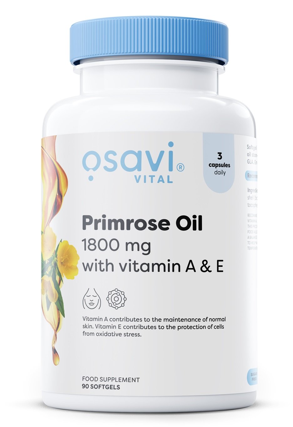 Osavi Primrose Oil su kapsulėmis sveikatai