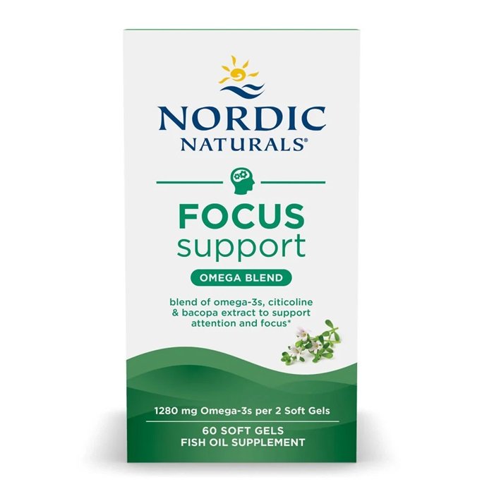 Nordic Naturals Focus Support - 60 kapslit