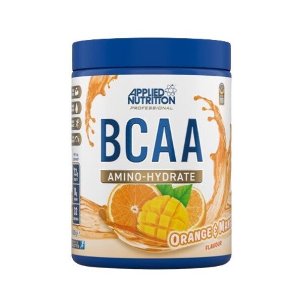 Applied Nutrition BCAA Amino-Hydrate, Orange & Mango - 450 g, sporto papildas
