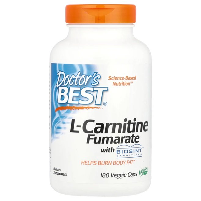 Doctor's Best L-Carnitine Fumarate kapsulės