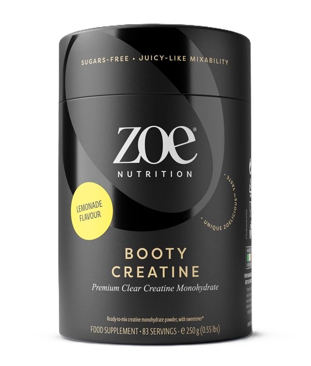 Kreatino papildas ZOE Nutrition Booty Creatine, Lemon - 250 g