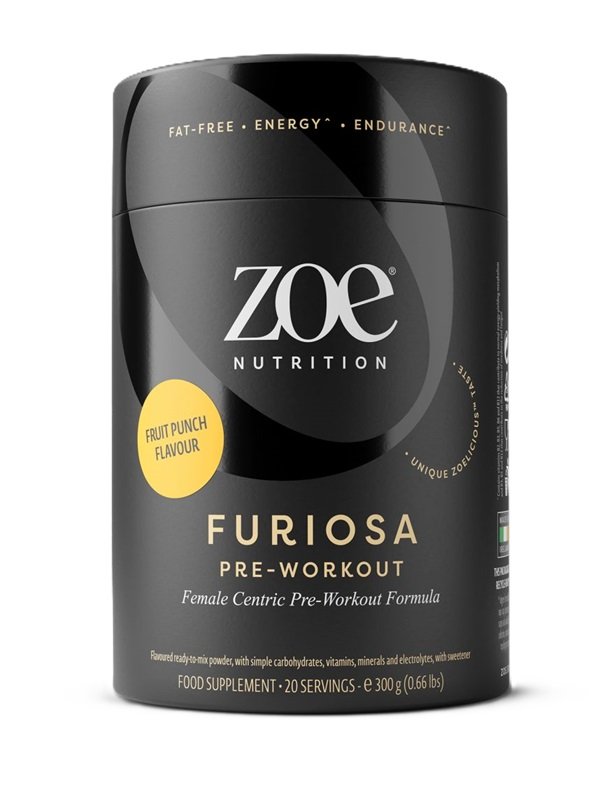 ZOE Nutrition Furiosa Pre-Workout, Fruit Punch - 300 g