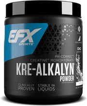EFX Sports Kre-Alkalyn milteliai, be skonio, sporto papildas