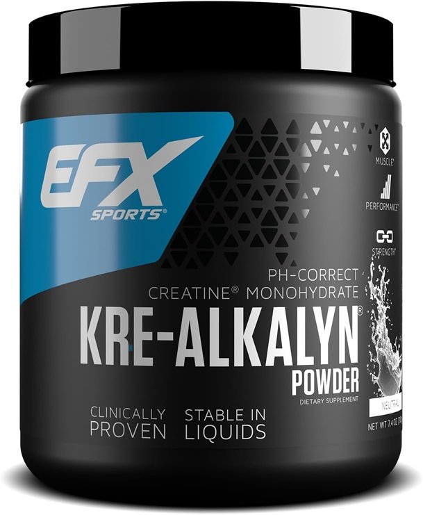 EFX Sports Kre-Alkalyn milteliai, be skonio, sporto papildas