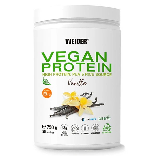 Weider Vegan Protein, Vanill - 750 grammi