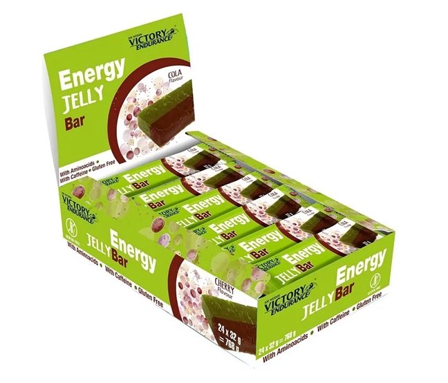 Weider Joe Victory Endurance Energy Jelly Bar, Cola - 24 x 32g energijos batonėliai