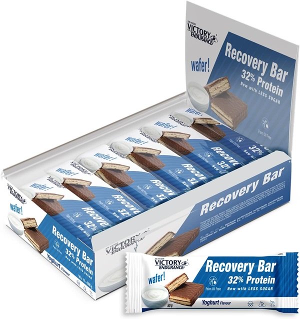 Weider Joe Victory Endurance Recovery Bar, Yoghurt - 12 x 50g energijos užkandis